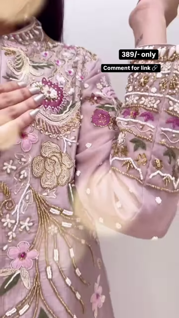 Elegant Embroidered Lehenga Set – Designer Look at an Affordable Price - Image 4