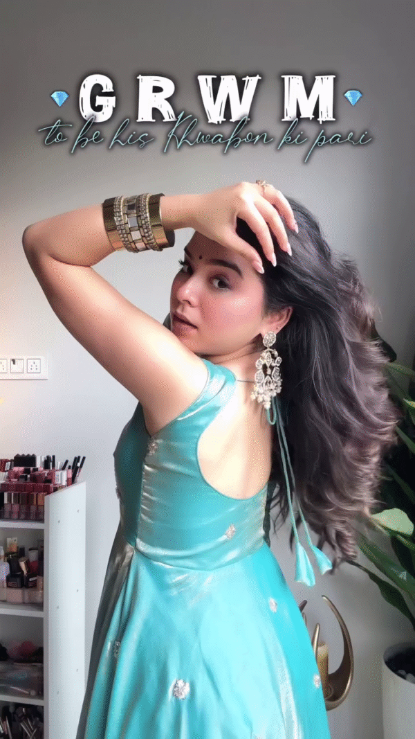 💎Teal Blue Embroidered Anarkali Set 💎 - Image 2