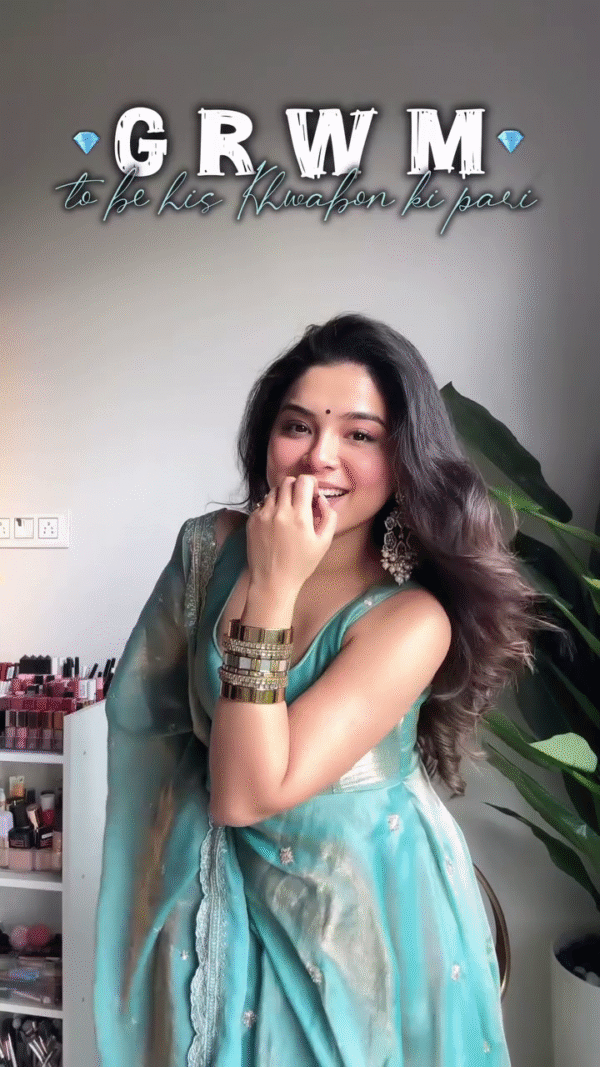 💎Teal Blue Embroidered Anarkali Set 💎 - Image 3