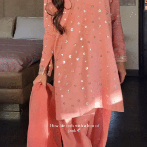 🌸 Blush Radiance Mirror Work Suit Set – A Touch of Grace in Every Shade! 🌸
