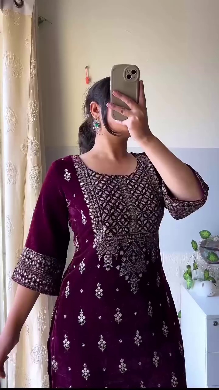 VelvetBreeze Royal Winter Kurti Edition - Image 12