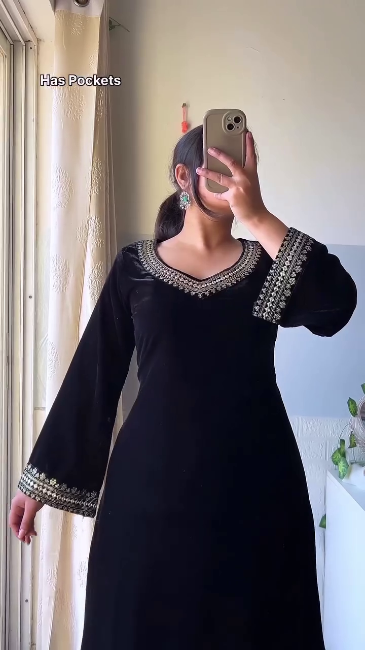 VelvetBreeze Royal Winter Kurti Edition - Image 10