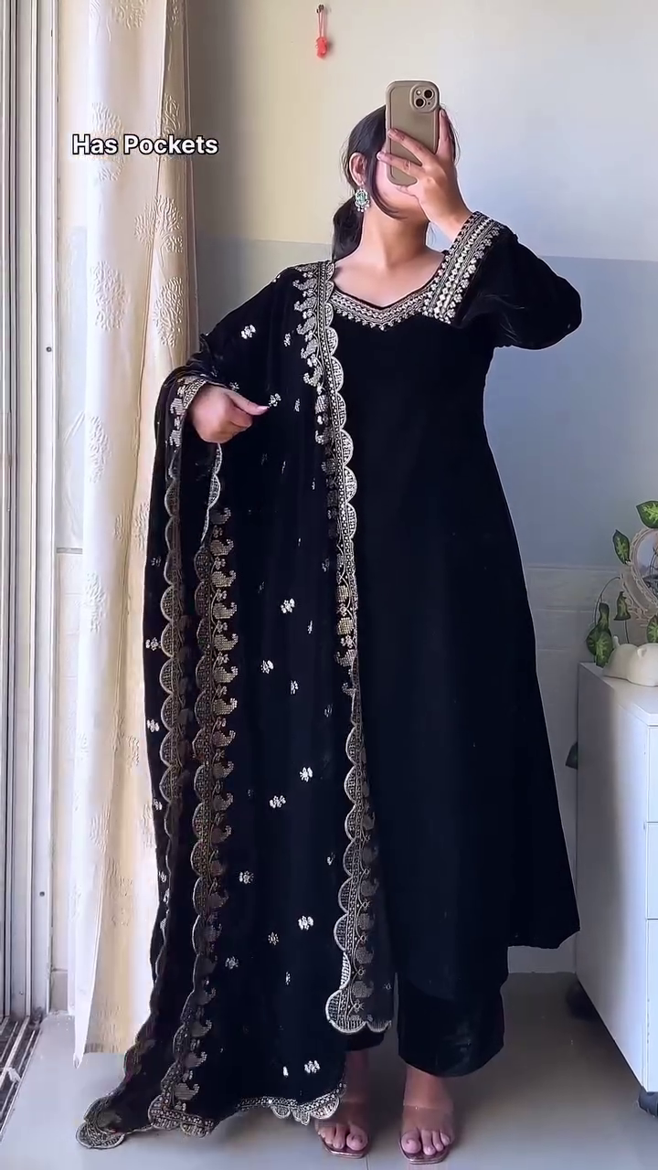 VelvetBreeze Royal Winter Kurti Edition - Image 8