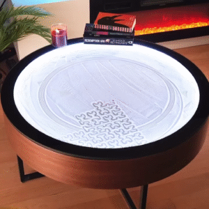 ✨🌀 ZenTrace™ Interactive Sand Art Coffee Table – Relax, Create & Elevate Your Space