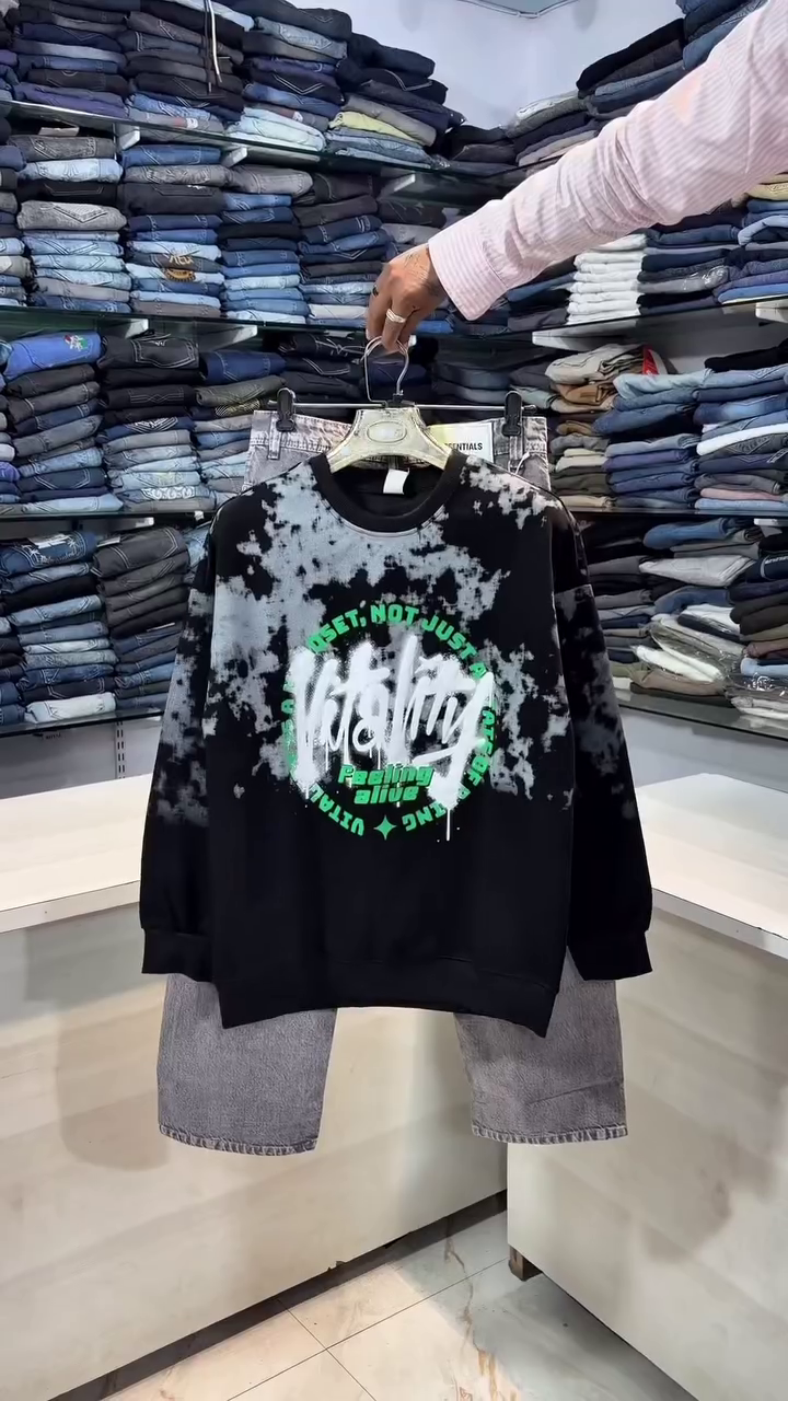 š¤š„ UrbanVibe⢠Kids Tie-Dye Sweatshirt & Shorts Set ā Cool Street Style, All-Day Comfort