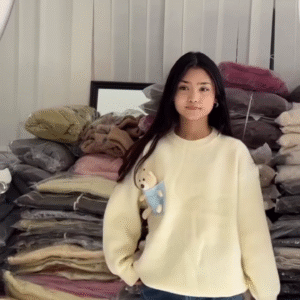 🤍 Cozy Charm Teddy Knit Sweater – Cute, Warm & Everyday Stylish 🤍