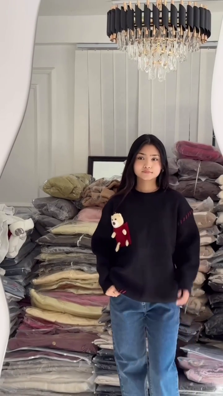 π€ Cozy Charm Teddy Knit Sweater β Cute, Warm & Everyday Stylish π€ - Image 4