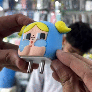 📱 Cute “Crybaby” Silicone Protective Case for iPhone Charger – Fun & Durable Protection! 😢