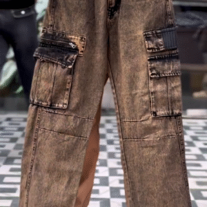 🟤 Rustic Cargo Jeans – Trendy, Comfortable, and Durable Everyday Denim 🟤