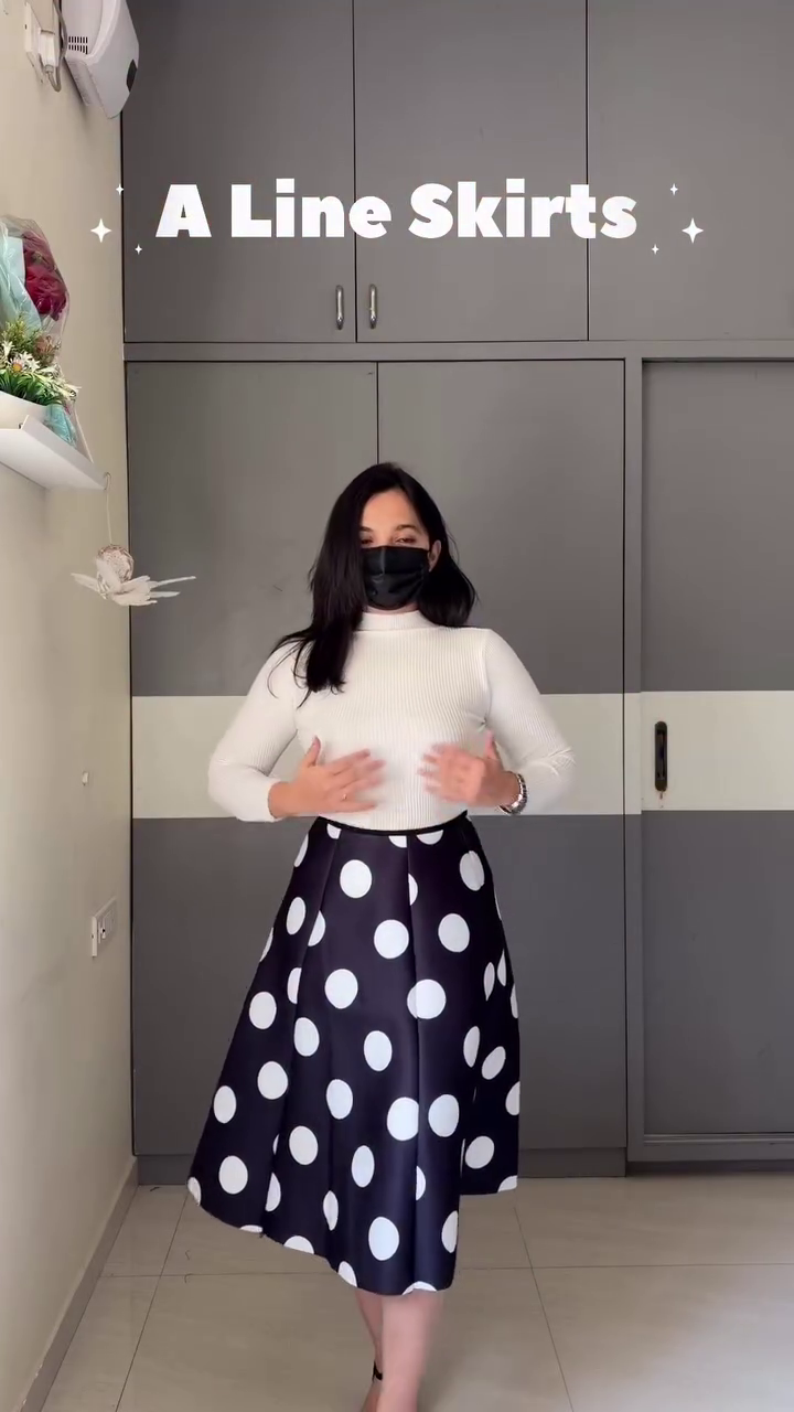 π€β¨ Classic Charm A-Line Skirt β Timeless Polka Elegance (XXS to XXL) β¨π€ - Image 2