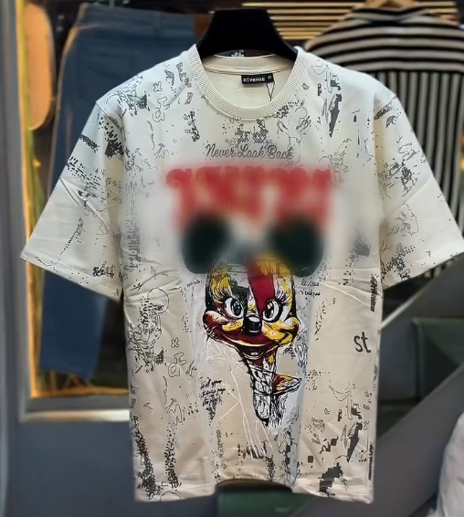 Bold Panther Graphic T-Shirt with “BLACK” Print – Streetwear Statement Tee - Image 2