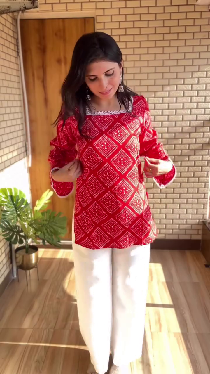 Chic White Tunic Top with Vibrant Handcrafted Embroidery – Effortless Style Meets Artistic Flair - Image 5