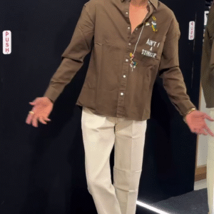 Premium Embroidered Casual Shirt for Men