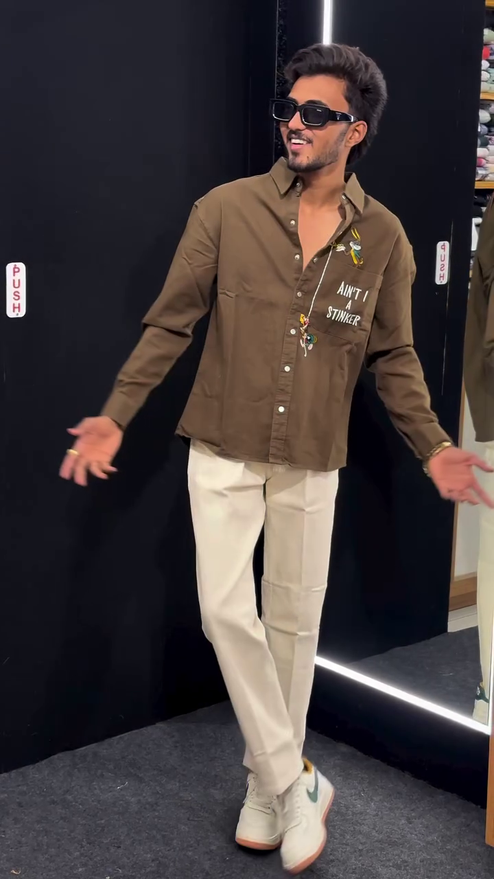 Premium Embroidered Casual Shirt for Men