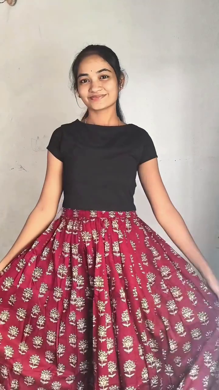 Women's Printed Cotton Flared Maxi Skirt – Stylish Ethnic Long Skirt for Casual & Festive Wear - Image 2