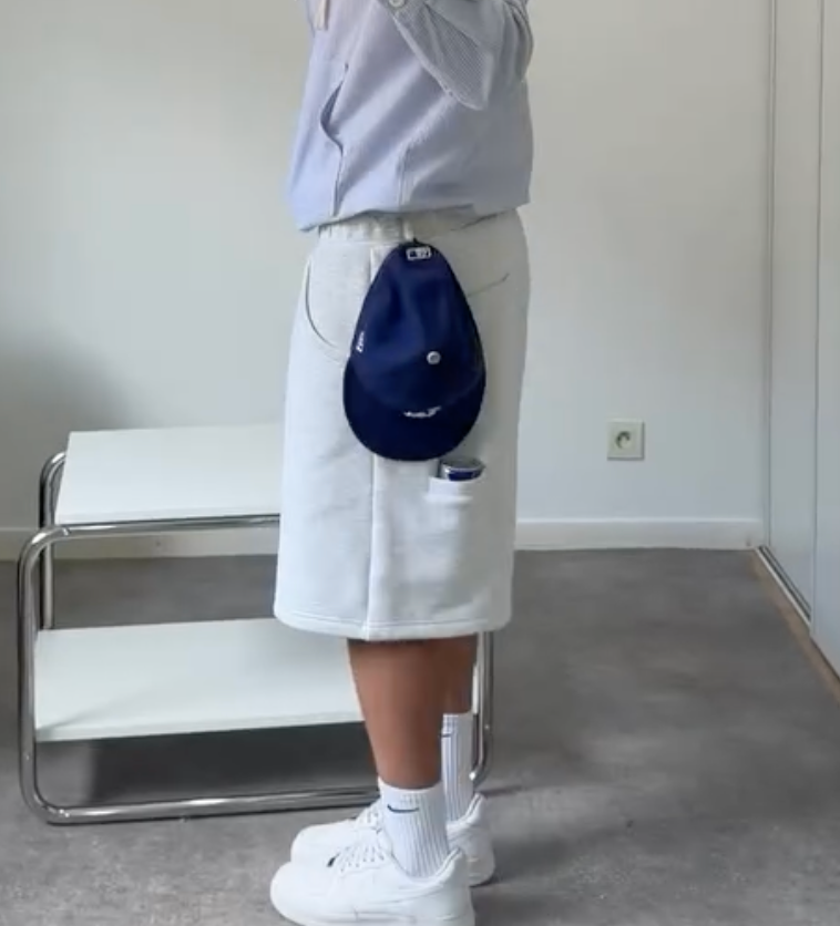 Multi-Purpose Grey Baggy Shorts – Relaxed Fit, Everyday Comfort & Modern Streetwear Style - Image 6