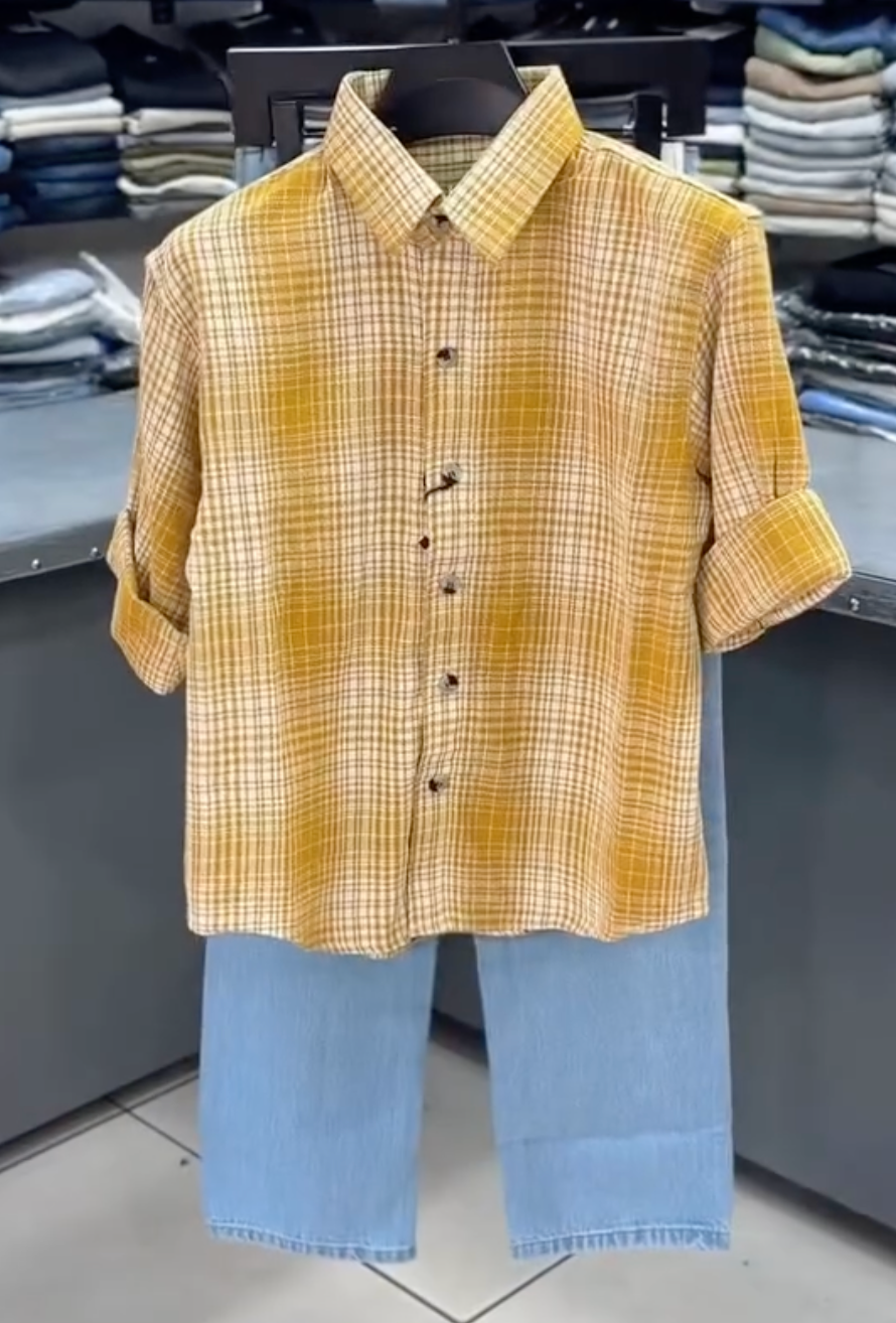 Black & White Checked Shirt with Denim Jeans – Stylish Casual Combo for Everyday Wear - Image 10