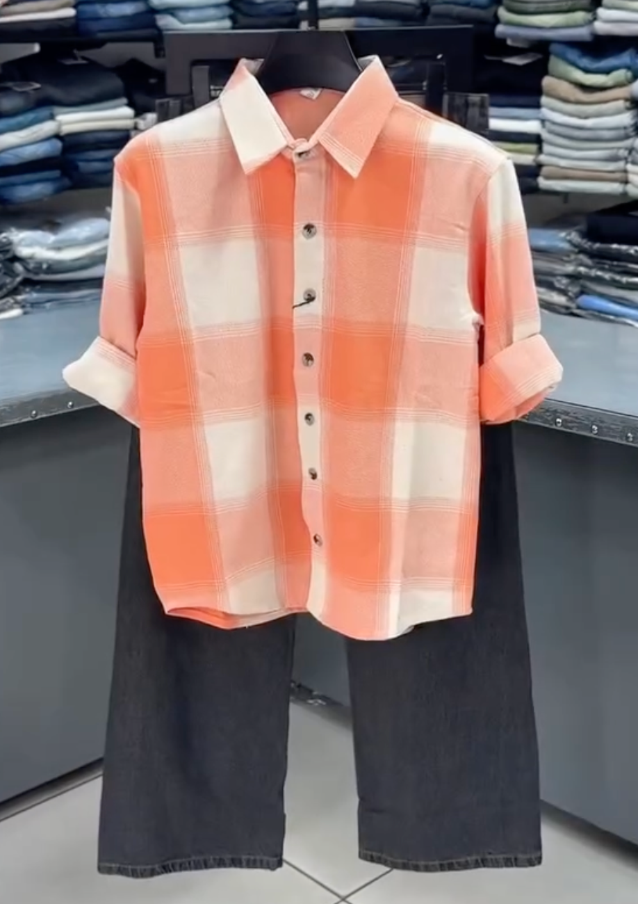 Black & White Checked Shirt with Denim Jeans – Stylish Casual Combo for Everyday Wear - Image 6